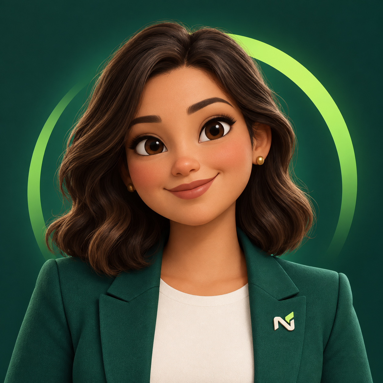 Manu, personagem virtual da NegocIA